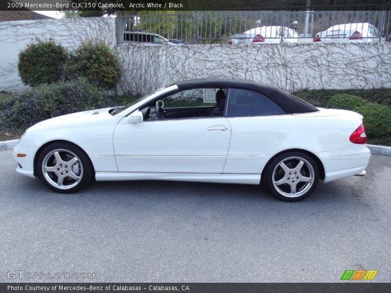  2009 CLK 350 Cabriolet Arctic White