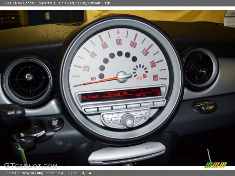 Chili Red / Grey/Carbon Black 2010 Mini Cooper Convertible