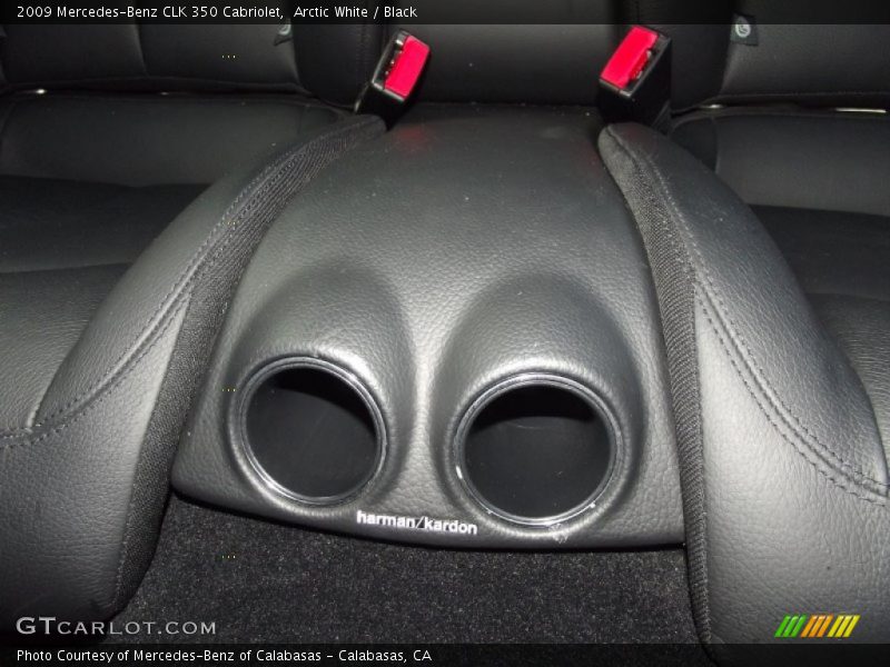 Arctic White / Black 2009 Mercedes-Benz CLK 350 Cabriolet