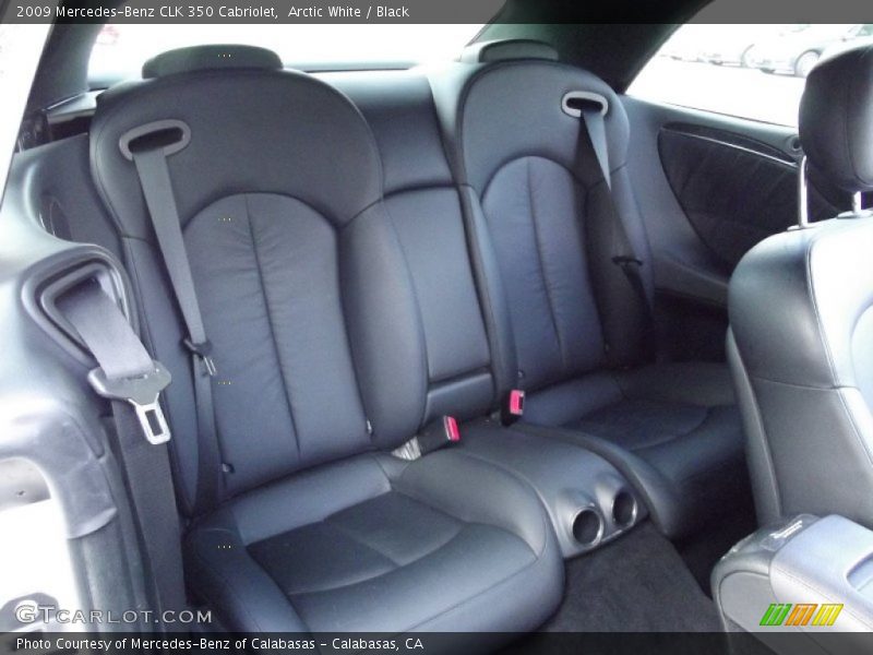  2009 CLK 350 Cabriolet Black Interior