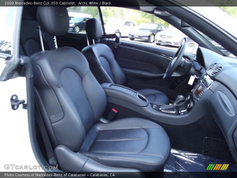  2009 CLK 350 Cabriolet Black Interior