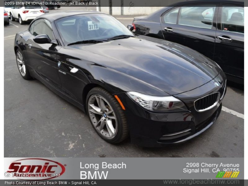 Jet Black / Black 2009 BMW Z4 sDrive30i Roadster
