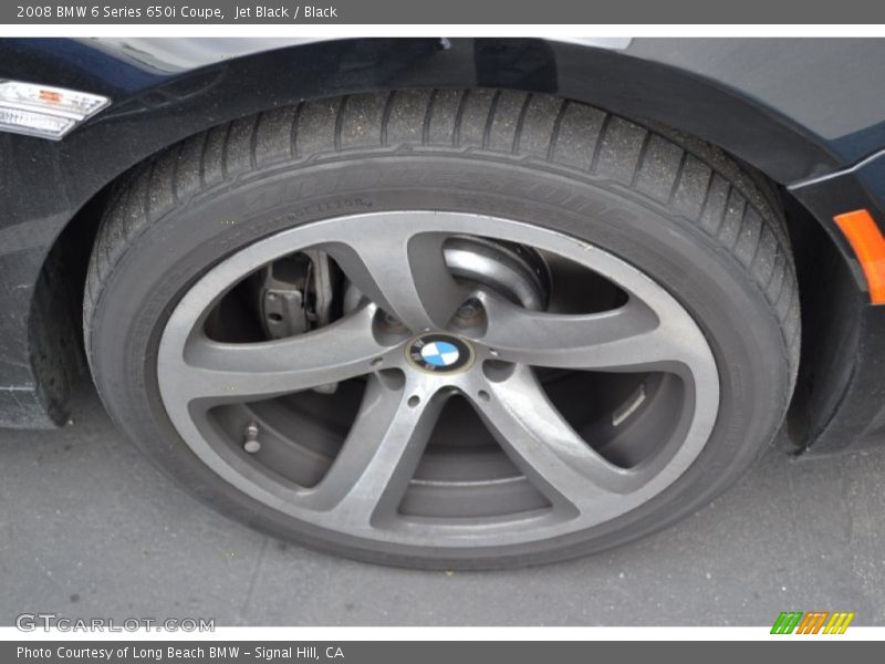 Jet Black / Black 2008 BMW 6 Series 650i Coupe