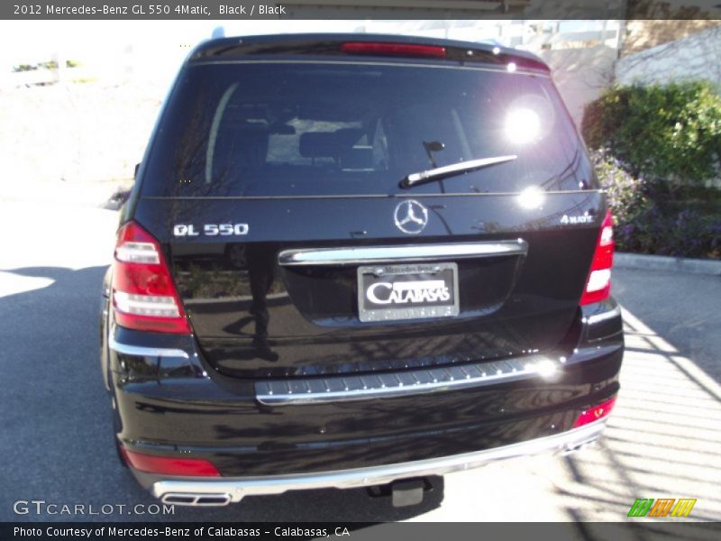 Black / Black 2012 Mercedes-Benz GL 550 4Matic