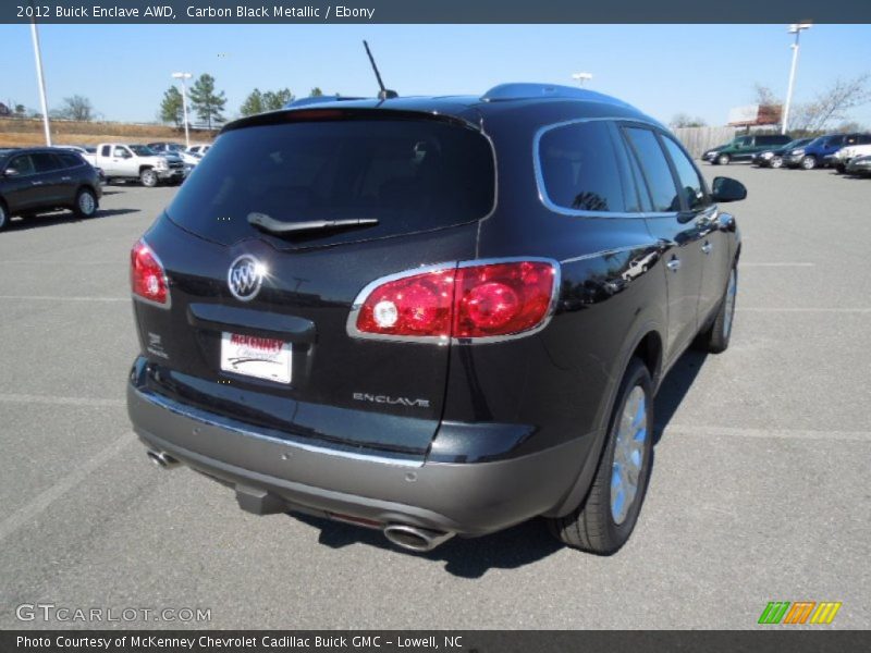 Carbon Black Metallic / Ebony 2012 Buick Enclave AWD