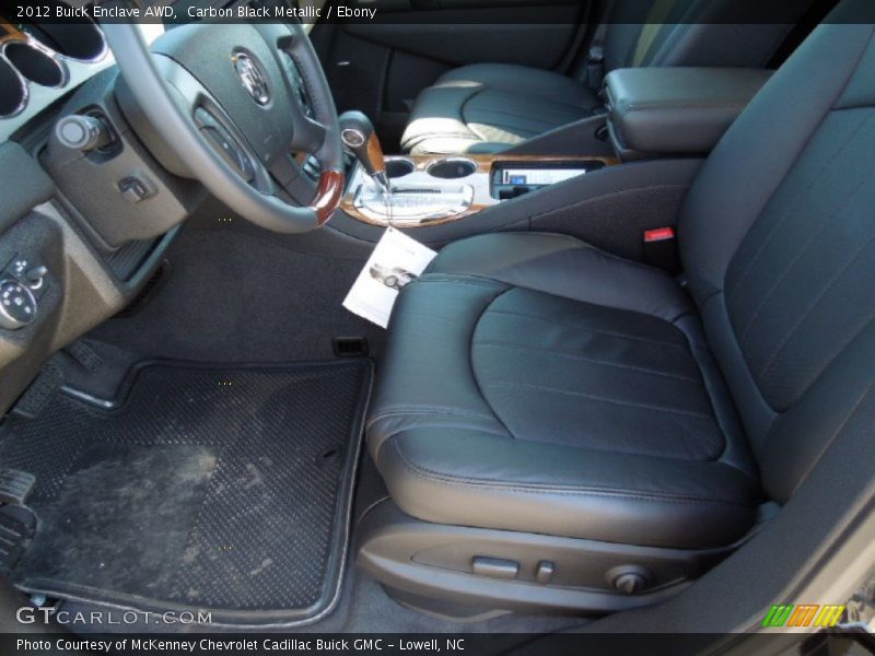Carbon Black Metallic / Ebony 2012 Buick Enclave AWD
