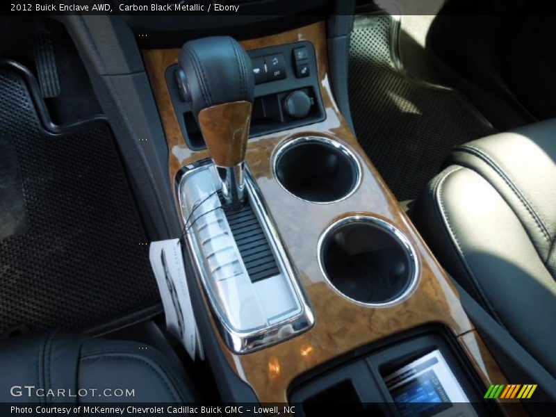 Carbon Black Metallic / Ebony 2012 Buick Enclave AWD