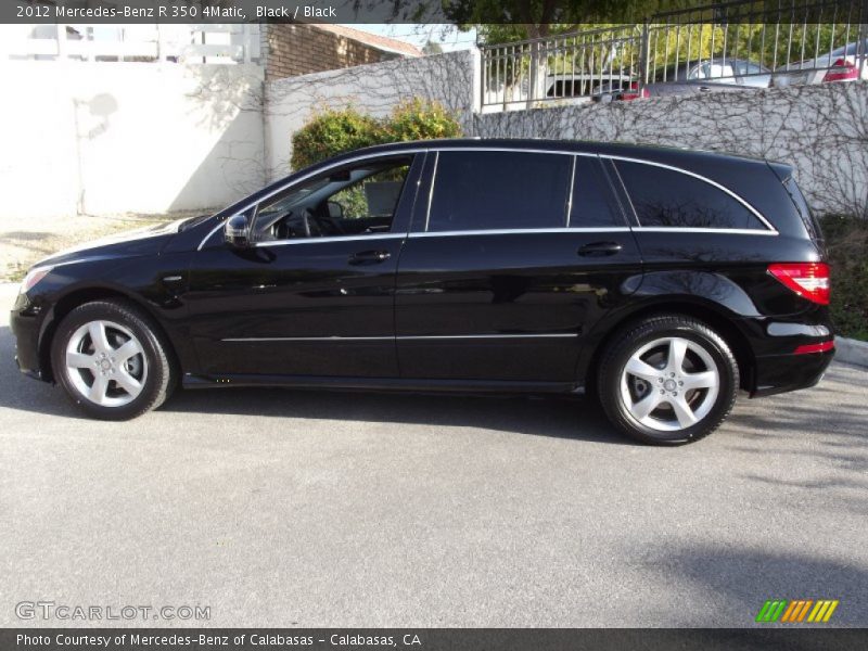 Black / Black 2012 Mercedes-Benz R 350 4Matic