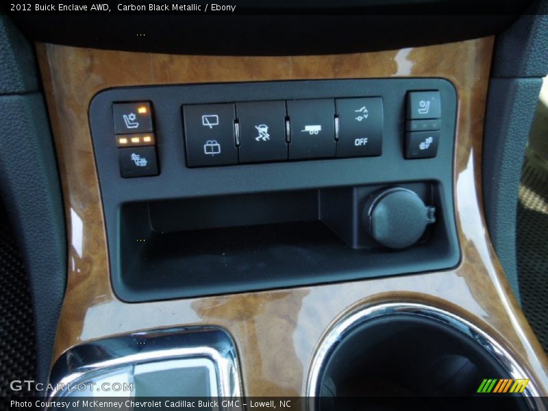Carbon Black Metallic / Ebony 2012 Buick Enclave AWD
