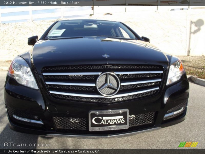 Black / Black 2012 Mercedes-Benz R 350 4Matic