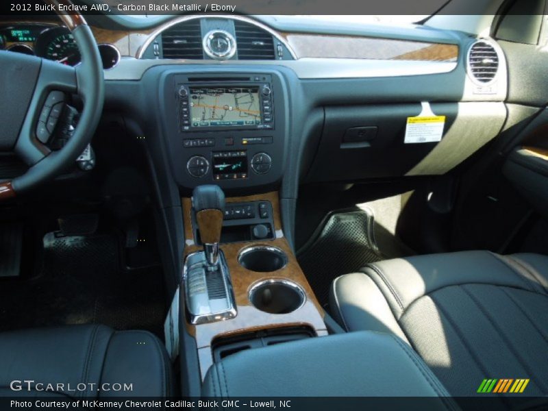 Carbon Black Metallic / Ebony 2012 Buick Enclave AWD