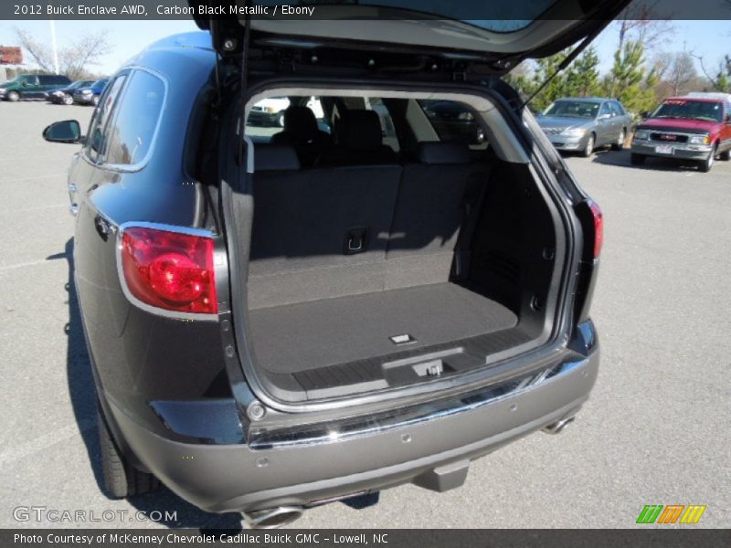 Carbon Black Metallic / Ebony 2012 Buick Enclave AWD