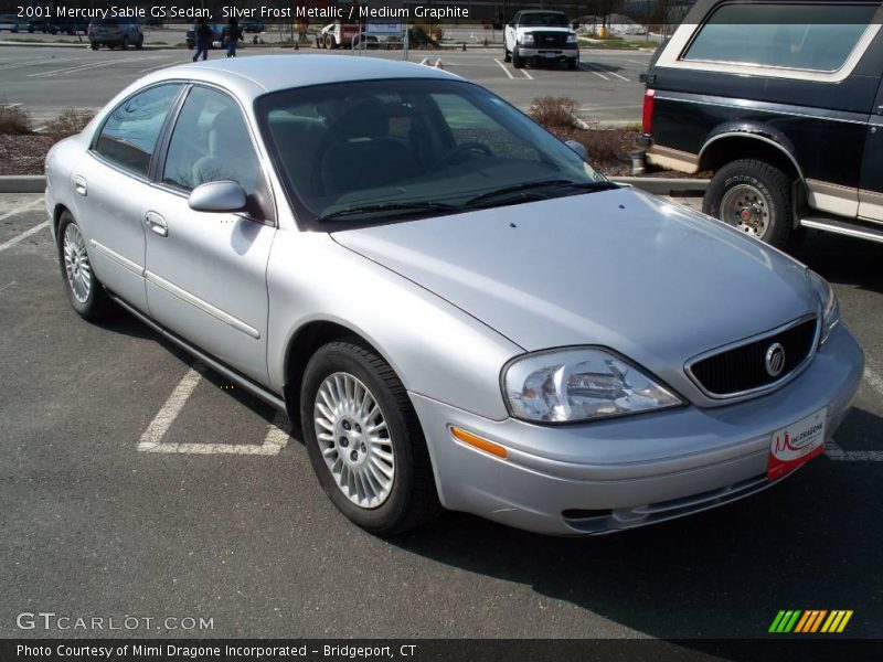 Silver Frost Metallic / Medium Graphite 2001 Mercury Sable GS Sedan