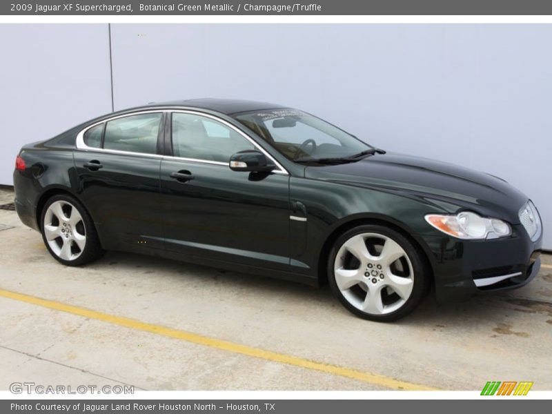 Botanical Green Metallic / Champagne/Truffle 2009 Jaguar XF Supercharged