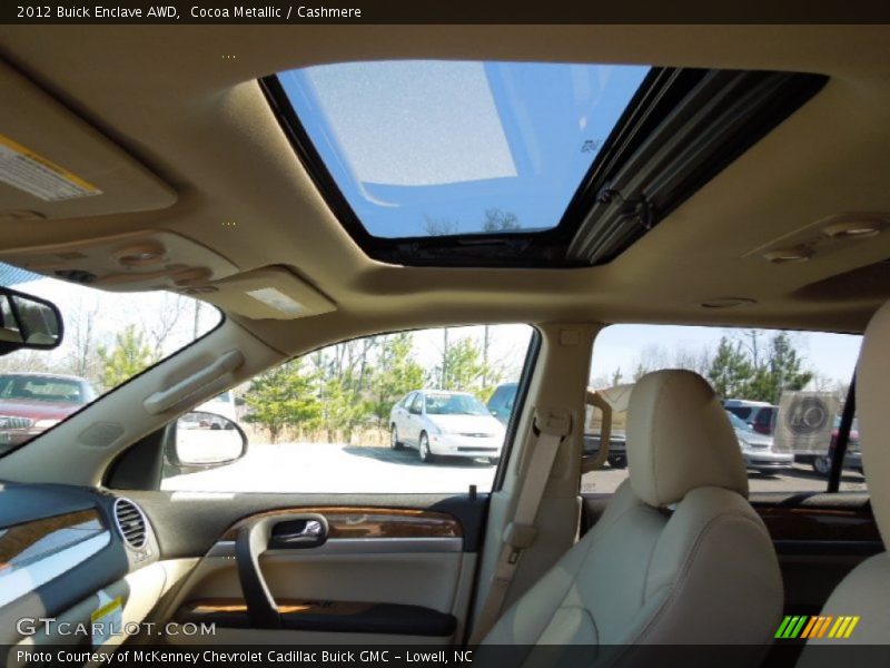 Cocoa Metallic / Cashmere 2012 Buick Enclave AWD