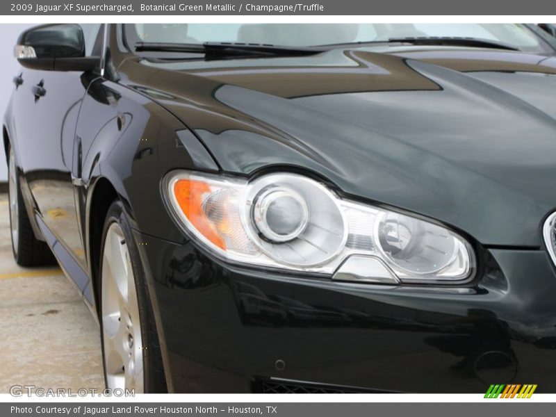 Botanical Green Metallic / Champagne/Truffle 2009 Jaguar XF Supercharged