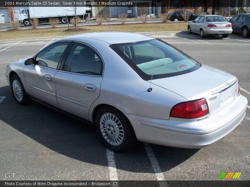 Silver Frost Metallic / Medium Graphite 2001 Mercury Sable GS Sedan
