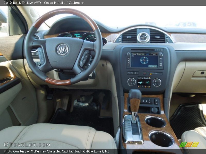 Cocoa Metallic / Cashmere 2012 Buick Enclave AWD