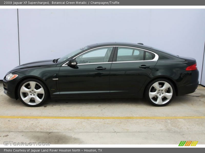  2009 XF Supercharged Botanical Green Metallic