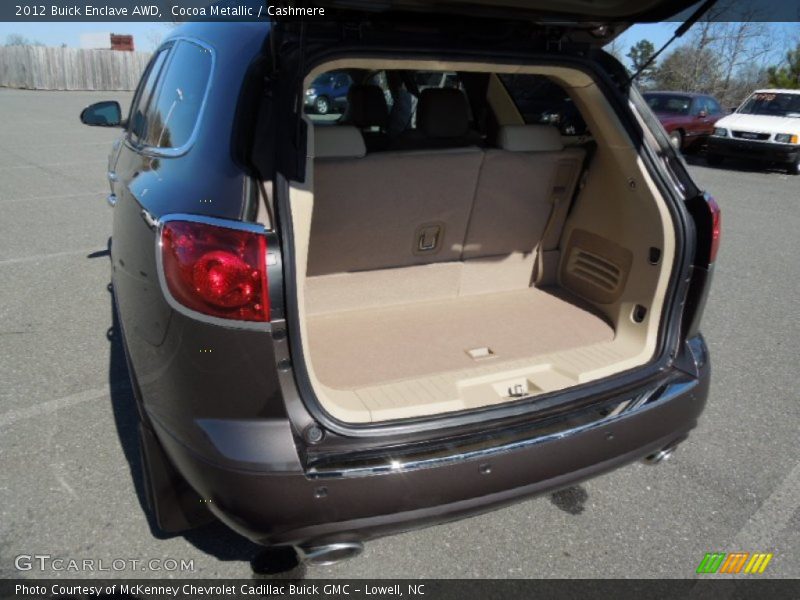 Cocoa Metallic / Cashmere 2012 Buick Enclave AWD