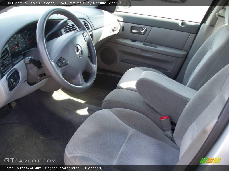 Silver Frost Metallic / Medium Graphite 2001 Mercury Sable GS Sedan