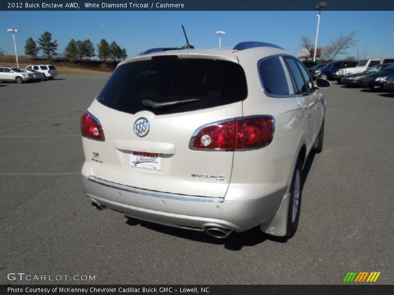 White Diamond Tricoat / Cashmere 2012 Buick Enclave AWD