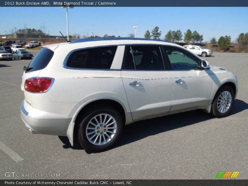 White Diamond Tricoat / Cashmere 2012 Buick Enclave AWD