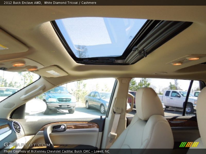 White Diamond Tricoat / Cashmere 2012 Buick Enclave AWD