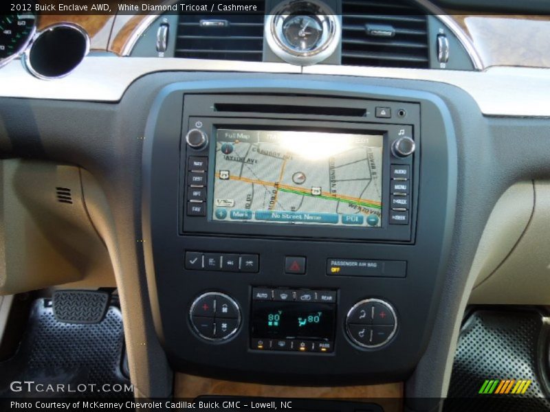 White Diamond Tricoat / Cashmere 2012 Buick Enclave AWD