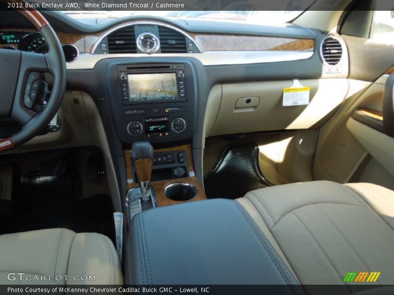 White Diamond Tricoat / Cashmere 2012 Buick Enclave AWD