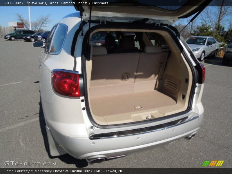 White Diamond Tricoat / Cashmere 2012 Buick Enclave AWD