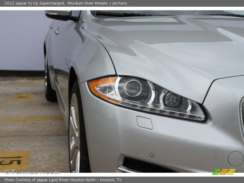 Rhodium Silver Metallic / Jet/Ivory 2012 Jaguar XJ XJL Supercharged