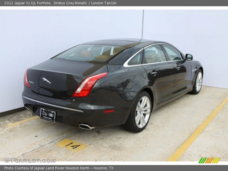 Stratus Grey Metallic / London Tan/Jet 2012 Jaguar XJ XJL Portfolio