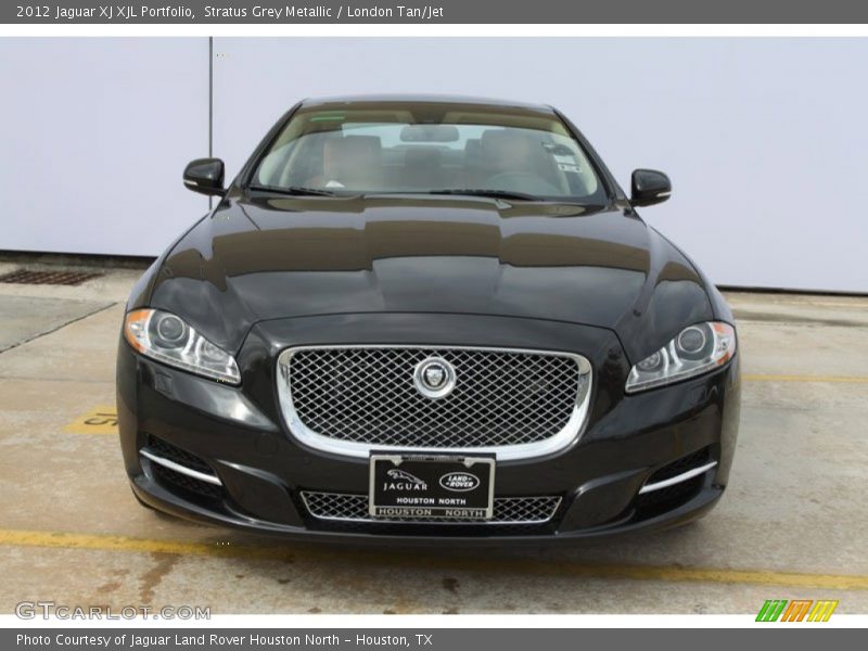 Stratus Grey Metallic / London Tan/Jet 2012 Jaguar XJ XJL Portfolio