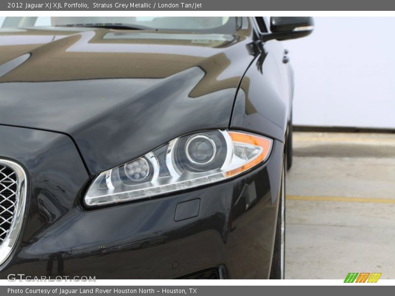 Stratus Grey Metallic / London Tan/Jet 2012 Jaguar XJ XJL Portfolio