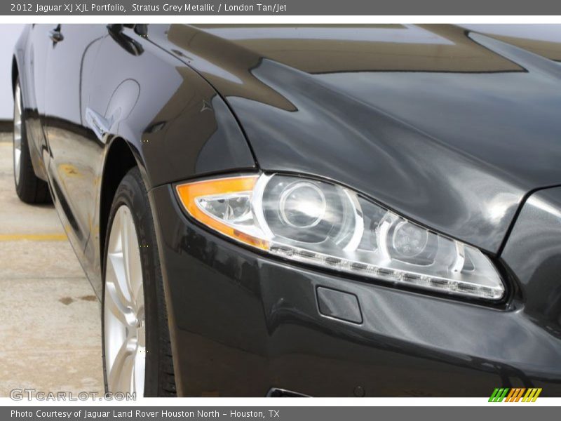 Stratus Grey Metallic / London Tan/Jet 2012 Jaguar XJ XJL Portfolio