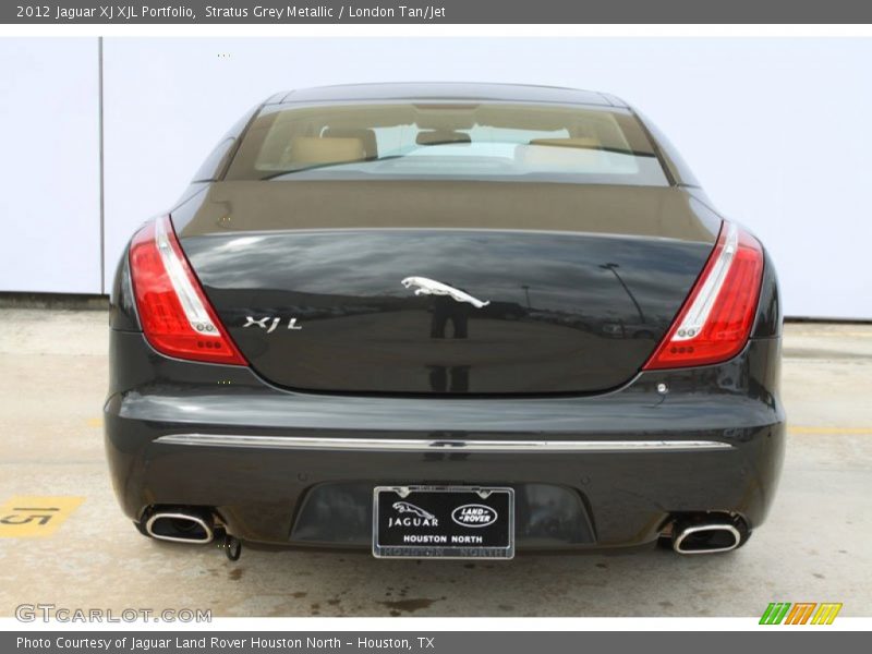 Stratus Grey Metallic / London Tan/Jet 2012 Jaguar XJ XJL Portfolio