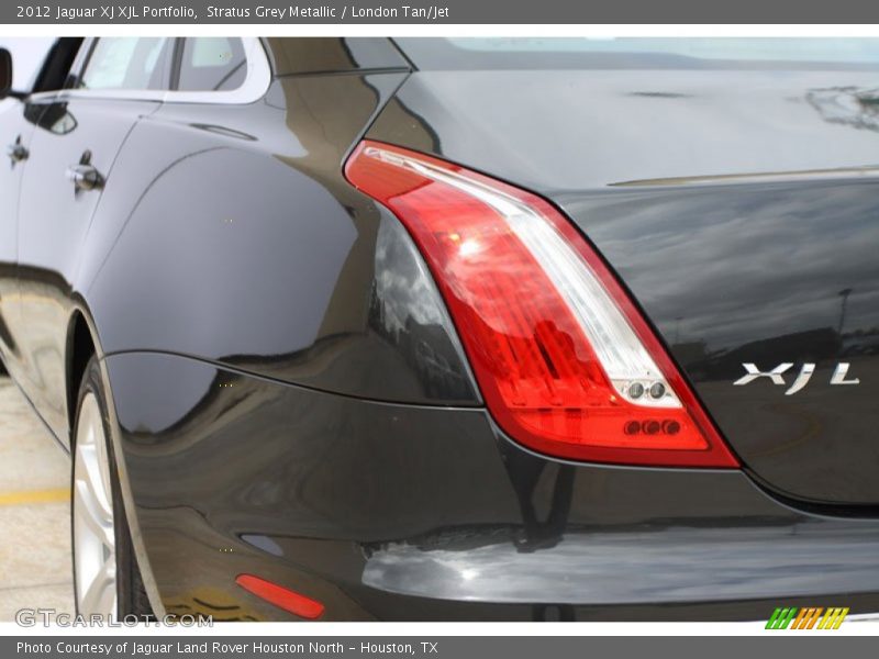 Stratus Grey Metallic / London Tan/Jet 2012 Jaguar XJ XJL Portfolio