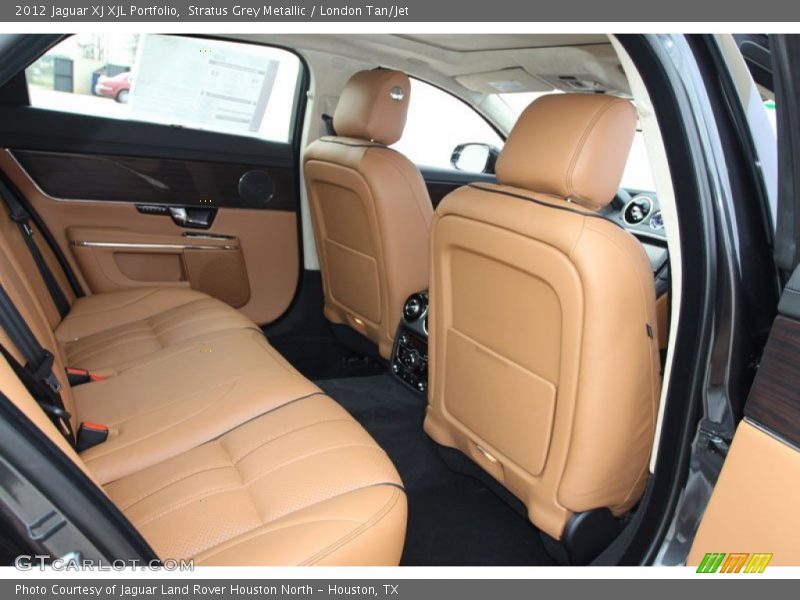 Stratus Grey Metallic / London Tan/Jet 2012 Jaguar XJ XJL Portfolio