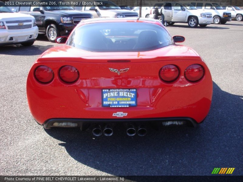 Torch Red / Ebony Black 2011 Chevrolet Corvette Z06