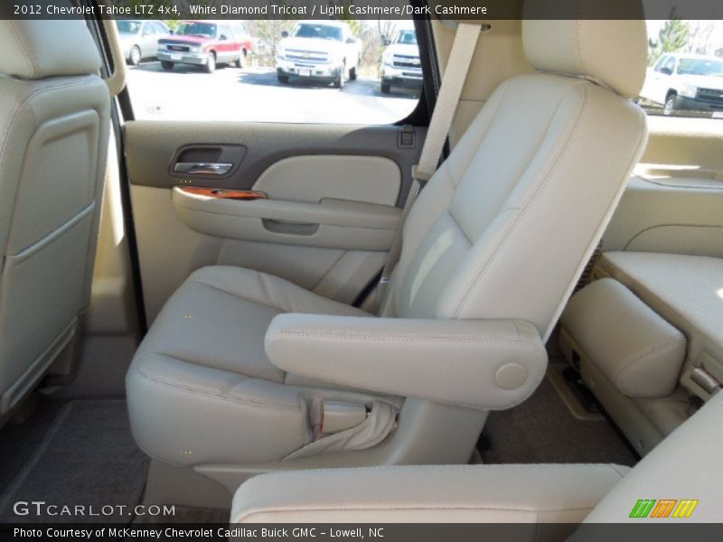 White Diamond Tricoat / Light Cashmere/Dark Cashmere 2012 Chevrolet Tahoe LTZ 4x4
