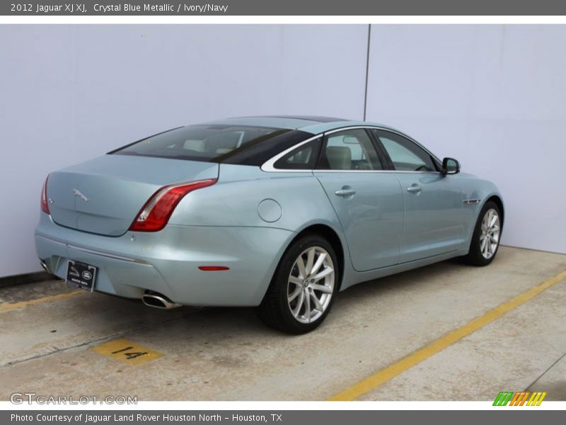 Crystal Blue Metallic / Ivory/Navy 2012 Jaguar XJ XJ