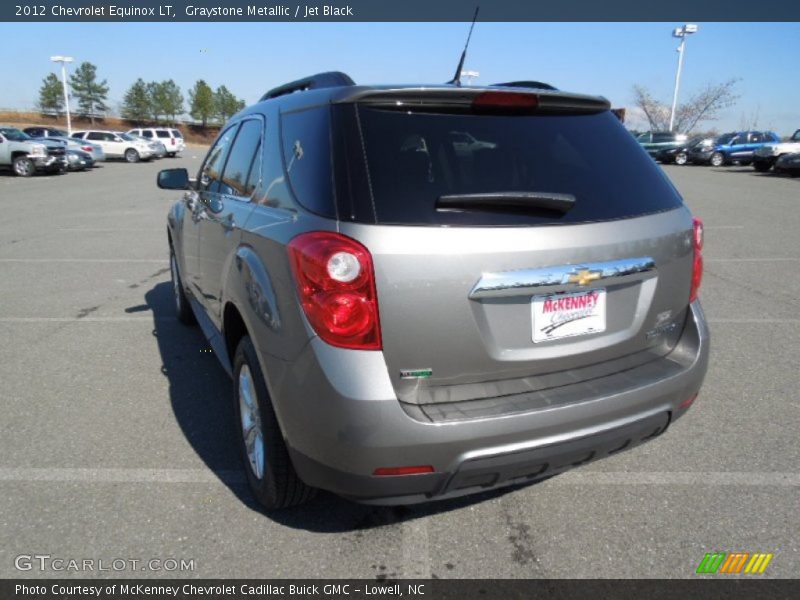 Graystone Metallic / Jet Black 2012 Chevrolet Equinox LT