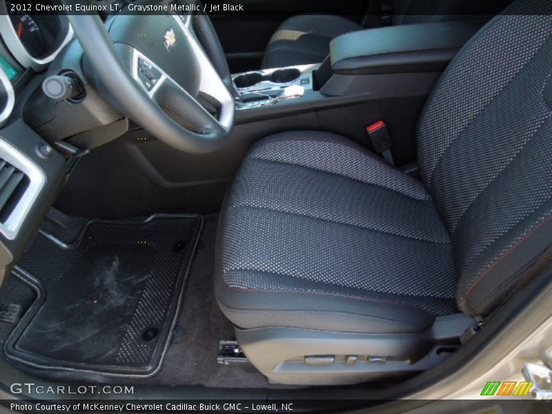 Graystone Metallic / Jet Black 2012 Chevrolet Equinox LT