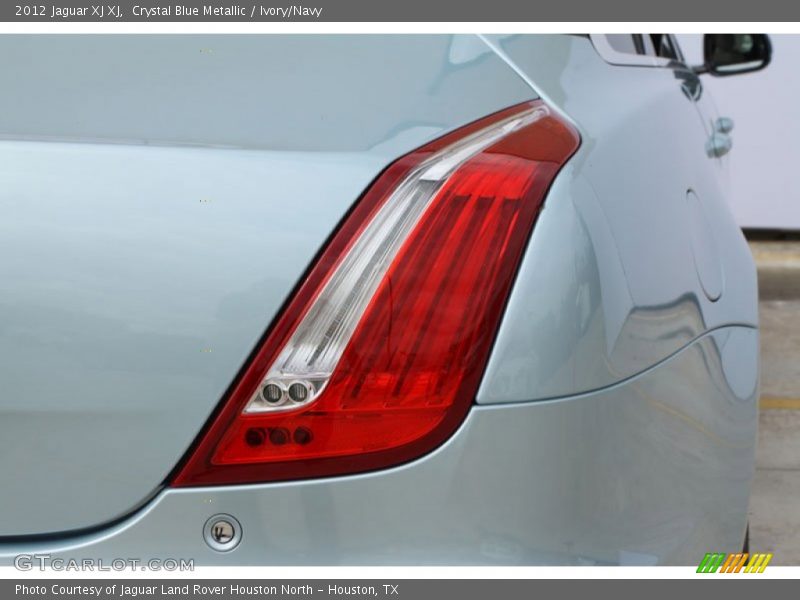 Crystal Blue Metallic / Ivory/Navy 2012 Jaguar XJ XJ