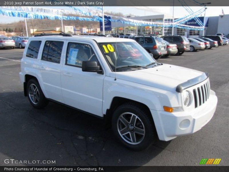 Stone White / Dark Slate Gray 2010 Jeep Patriot Sport 4x4