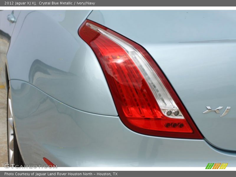 Crystal Blue Metallic / Ivory/Navy 2012 Jaguar XJ XJ