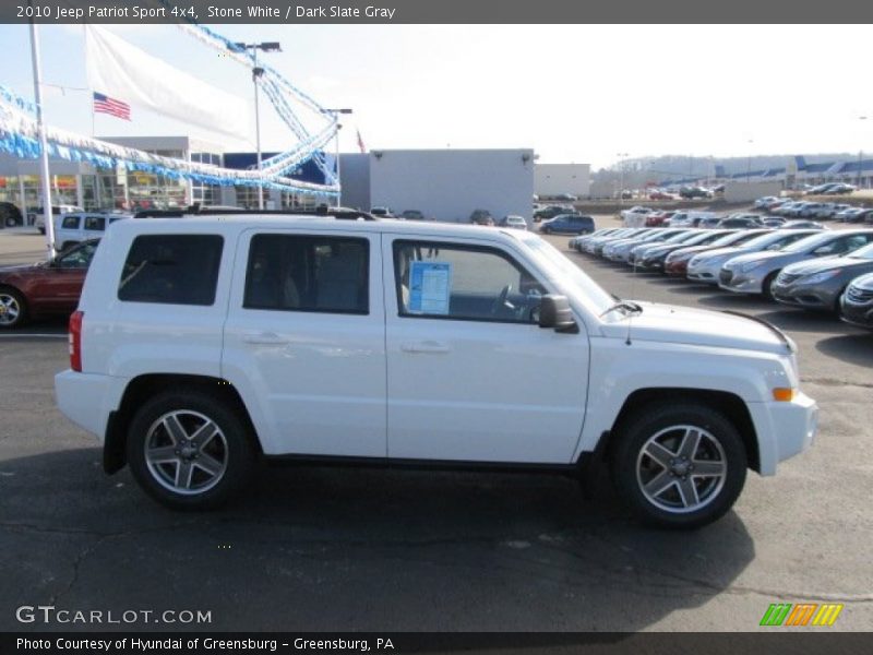 Stone White / Dark Slate Gray 2010 Jeep Patriot Sport 4x4