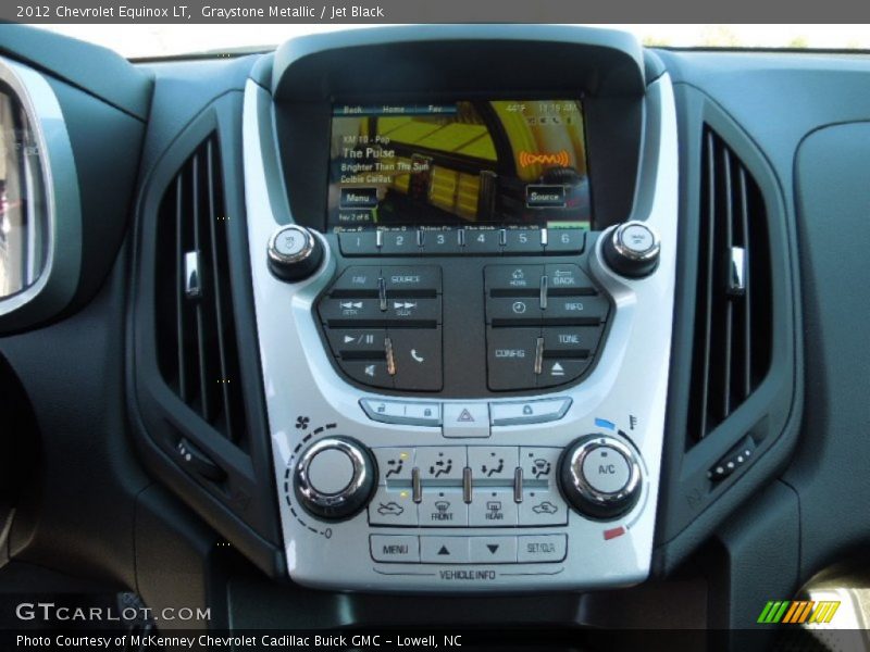 Graystone Metallic / Jet Black 2012 Chevrolet Equinox LT