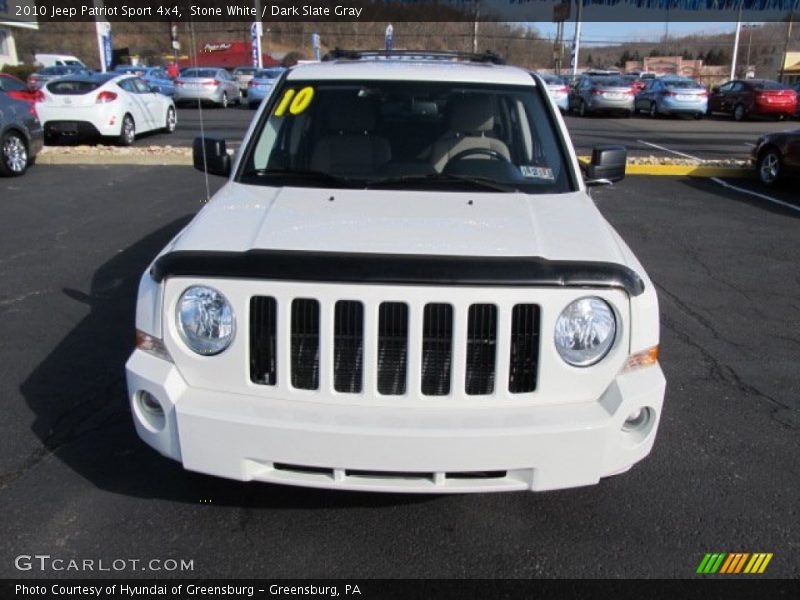 Stone White / Dark Slate Gray 2010 Jeep Patriot Sport 4x4